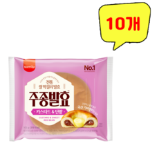 삼립 408시간 주종발효 카스타드단팥빵, 105g, 10개