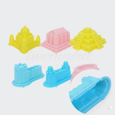 히히힛 모래놀이 틀 6종 세트 유아찰흙놀이도구