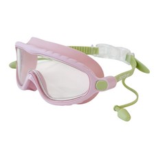 바브레 아동용 스윔고글 물안경, 1개, 핑크라임