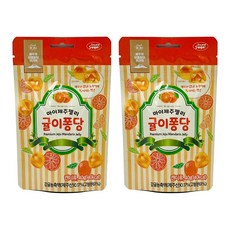 마이 제주 젤리 귤이퐁당 2봉지 기념품 여행선물 과즙젤리, 40g, 2개