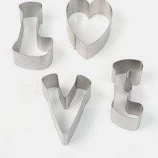 베이킹틀 스텐 무스링 4종세트 베이킹팬