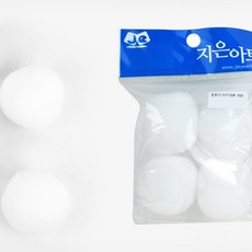 유아 만들기 폼폼이 50mm 흰색 유치원 어린이집, 1개