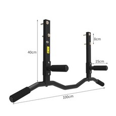 실내 철봉 턱걸이 풀업바 벽걸이 조절식철봉 딥스바 4종 운동 체력단력 기구 세트A, K130 2 스트랩 스틸 모델