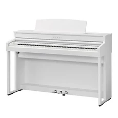 KAWAI 河合 CA-501 數位鋼琴，優雅外觀，真實觸鍵感，多種音色選擇, 白色, 1個