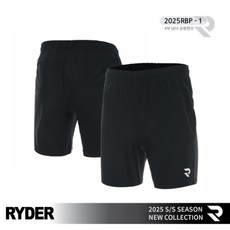 라이더 RYDER 2025RBP-1 남성 여성 4부 기획반바지 배드민턴 탁구 스쿼시 스포츠반바지