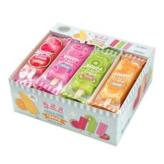 후르츠 아이스크림 지우개 20개(박스) 잘지워지는 귀여운 필기구, 1박스, 20p