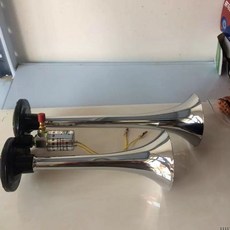 화물차 크락션 에어혼 혼 나팔 경적 더블 뱃고동소리 만능 튜브 에어 12V, B. 24V 트럭용 에어혼 1개, A. 듀얼 스피커