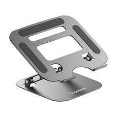 초텍 접이식 높이조절 노트북 거치대 H061, 그레이, 1개