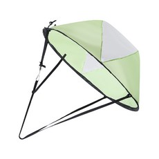 42인치 윈드 키트 접이식 카약 윈드 카약 Sup 패들 보드 액세서리 간편한 설치 및 신속하게 배포 소형, PVC, 초록