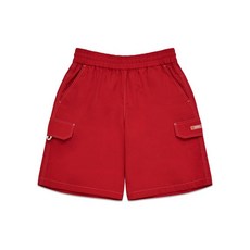 내셔널지오그래 NATIONAL GEOGRAPHIC KIDS K262UHP610 쿨 5부 우븐 반바지 RED 453965