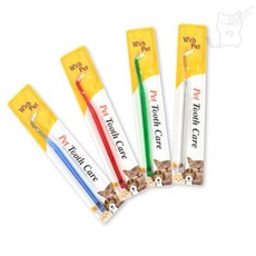 서지스토어 펫 투스케어 칫솔 말티즈칫솔, 그린