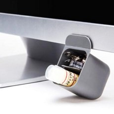 소형펜꽂이 부착 공간활용 미니 펜 보관함 정사각 1p