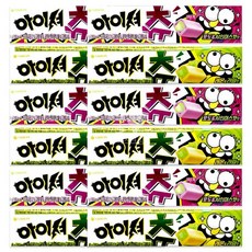 아이셔츄 2종세트 6개 아이셔츄 아이셔 츄잉껌 젤리 레몬 레몬라임, 없음