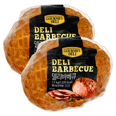 사조오양 델리바베큐 햄 1.2kg/아이스포장선택, 2.4kg, 1세트
