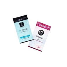 일회용 엘라스틴 샴푸 25개+ 온더바디 바디워시 25개 총 50개 여행용 휴대용, 1개