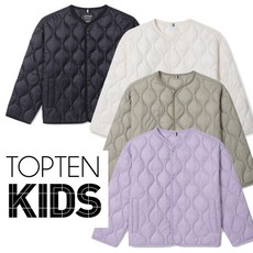 탑텐키즈 간절기 여기저기 두루두루 잘 입을 수 있는 데일리 기본 경량 패딩 점퍼