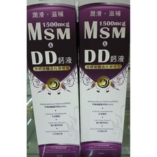 愛力寶 MSM DD鈣液 1500mcg, 1個, DD鈣液,(超商)1~4罐，依需要數量加