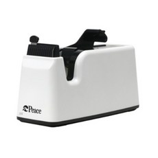 평화 자동 멀티 안전 커터기 12mm-25mm 스카치테이프사용가능 테이프캇타기, 본체 화이트, 1개