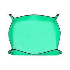 PE換土墊 園藝地墊 100x100cm 綠色 多肉換盆墊, 1個