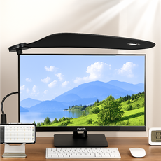 WAP 사무실 캐노피 모니터 햇빛 형광등 반사 가리개 각도조절, 1개