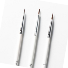 미술시간 아크릴 세필붓 낱자루 3종 섬세 작업 미술용품, 00호