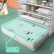 GPD 사무 용품 쌓아 만든 서랍 1칸 2칸 3칸 투명 칼라 357819EA pon+10814QN, 화이트 1칸