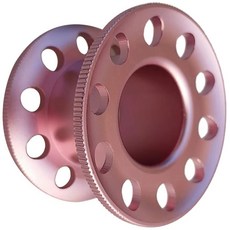 다이버 스노클링 작살낚시 수중 작업용 10홀 다이빙 릴 합금, 분홍색