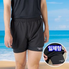 그레나 남자수영복 반바지 래쉬가드 투인원 워터팬츠 보드숏 숏사각