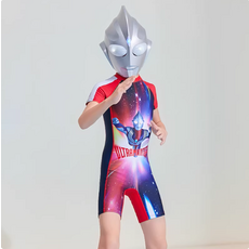 ZOKE 兒童連體泳衣 奧特曼ZERO 短袖泳裝