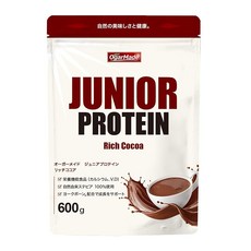 OgarMade 주니어 단백질 영양 기능 식품 인공 감미료가 신경이 쓰이는 분 600g 리치 코코아, 1개, 1g