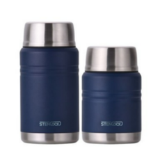 스텐락 올인원 푸드자 500ml /750ml 택1 보온죽통 보온도시락, 1개, 네이비