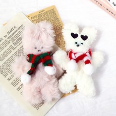 글로우 모루인형 목도리 미니목도리