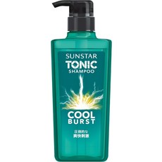 일본 선스타 토닉 샴푸 쿨버스트 시트러스 허브 두피케어 논실리콘 460ml