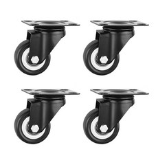 하단부착형 소형 접착식 이동식 4볼 롤러 미니 바퀴 볼캐스터 4p, 1세트