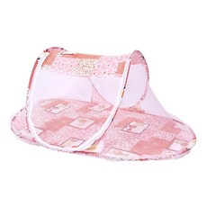 강아지 모기장 텐트 통풍 고양이 강아지원터치텐트, 1개, 브라운 모기장
