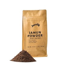 Jovvily Jamun 파우더 - 0.5kg(1파운드) - 유제니아 잠볼라나 씨앗 - 자바 플럼 - 순수 & 천연, Jovvily Jamun 파우더 - 0.5kg(1파운드