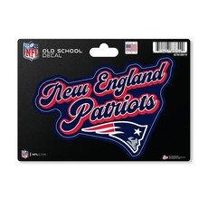 148571 Rico Industries NFL 풋볼 캐롤라이나 팬서스 빈티지 룩 4\" X 6\" 데칼, New England Patriots Vintage L