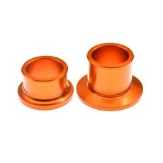 Multistrada 950 16to22 Multistrada950S 18to22 오토바이 CNC 전방 후방 휠 액슬 포크 크래시 슬라이더 보호대, Rear Orange