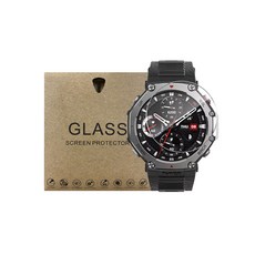 어메이즈핏 액정보호필름 1팩(2매입) 티렉스3 티렉스3프로 전용 스마트워치용 고강도 강화유리 지문방지 스크래치방지