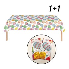 달걀무늬 비닐 테이블보(대형 1+1)