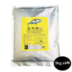 대용량 업소용 프리미엄 퍼시픽 튜나 황다랑어 참치, 3kg, 8개