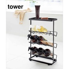 야마자키 타워 정리함 주방 거치대 자석 걸이 싱크대 버스 보틀 랙 실업 tower 샴푸 락 목욕 선반 3 단 수납 세련된 스탠드 대 대용량 슬림 심플 홀더 ㅡ222189