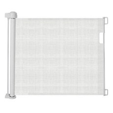 Mommywant 寵物安全門欄伸縮圍欄，卷簾收納寵物圍欄，打孔/免打孔兩用，可調整長度, 白色, 1套