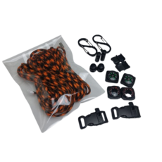파라코드 엠버 블랙 4MM 커스텀 제작 종합 키트, 1세트
