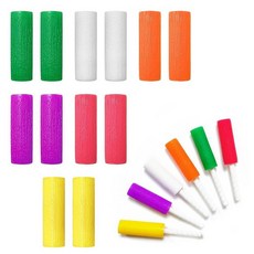 BRMDT Aligner Chewies 보이지 않는 교정기용 치아교정용 츄이 얼라이너 트레이 시터 의료 등급 실리콘 - 무취(그린 12개), 핑크, 오렌지, 그린, 퍼플, 옐로우, 화이트 - 12