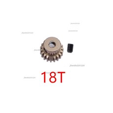 7075鋁製硬化48P馬達齒 適用於櫻花S/CS 魔鬼R31/SCX10恆龍 鋁合金材質 耐磨損 齒輪改裝, 1個, 18T