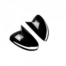 백미러 커버 차량용 메르세데스-벤츠 GLE 개조 하우징 익스테리어용품, 1개, 라이트 블랙