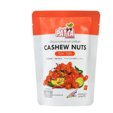 PATTA 泰式酸辣腰果，香脆可口，獨立包裝，酸甜辣多層次風味，休閒零食首選, 45g, 1個