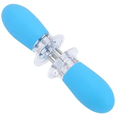 스테인레스 스텐 스틸 옥수수 포크 바늘 바베큐 도구 특정 절연 핸들, 02 Blue a pair