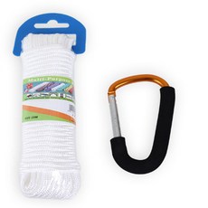 락크웰 다용도멀티로프와 카라비너 낚시 등산 로프 다용도활용, 1개